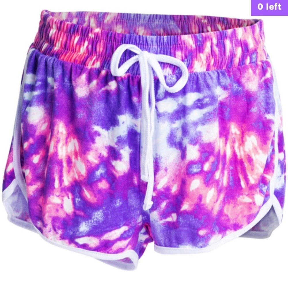 🔥Unbranded Tie-Dye Dolphin Shorts Womens size M 💜💕